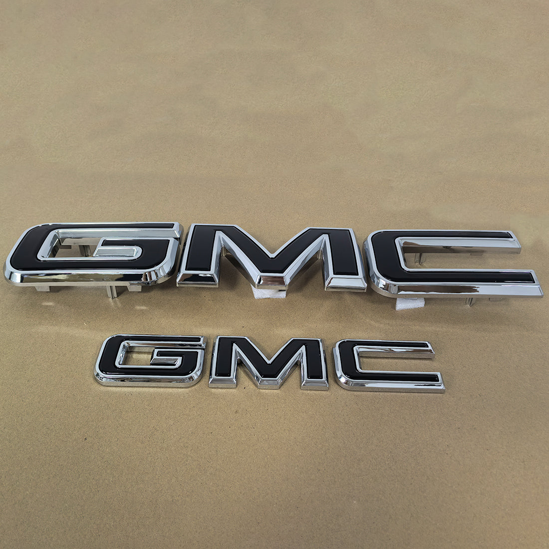 NEW Front & Rear Emblem Replacement for 2021-2024 GMC Yukon Yukon XL (Chrome / Matte / Gloss Black) 2-pack