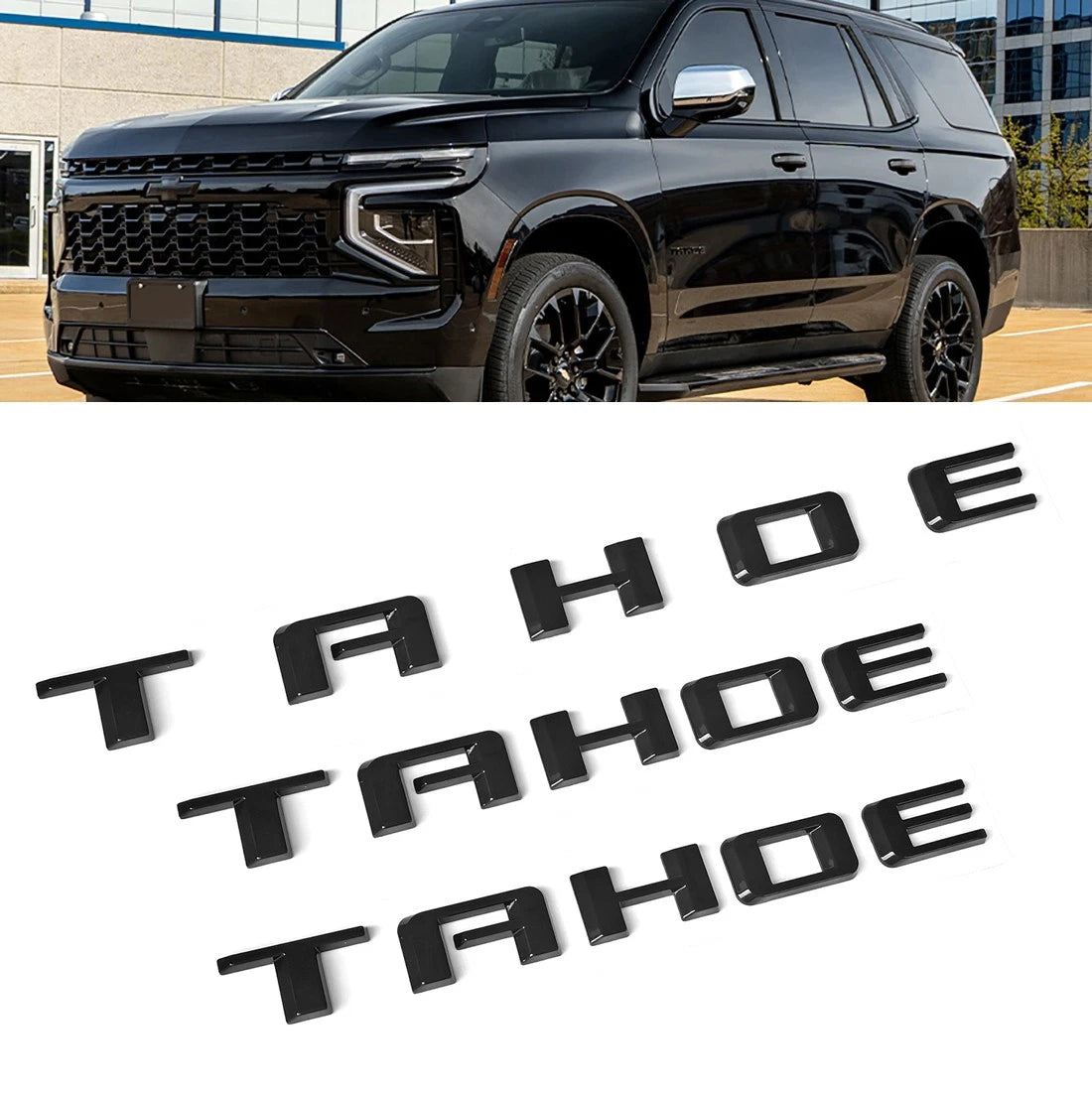Emblem Kit for 2021+ Chevrolet Tahoe 3D Grille & Tailgate Bowtie 3pack / 5pack