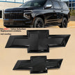 Emblem Kit for 2021+ Chevrolet Tahoe 3D Grille & Tailgate Bowtie Gloss Black (3pack / 5pack)