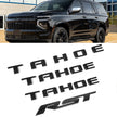Emblem Kit for 2021+ Chevrolet Tahoe RST Grille & Tailgate Bowtie Gloss Black (4pack / 6pack)