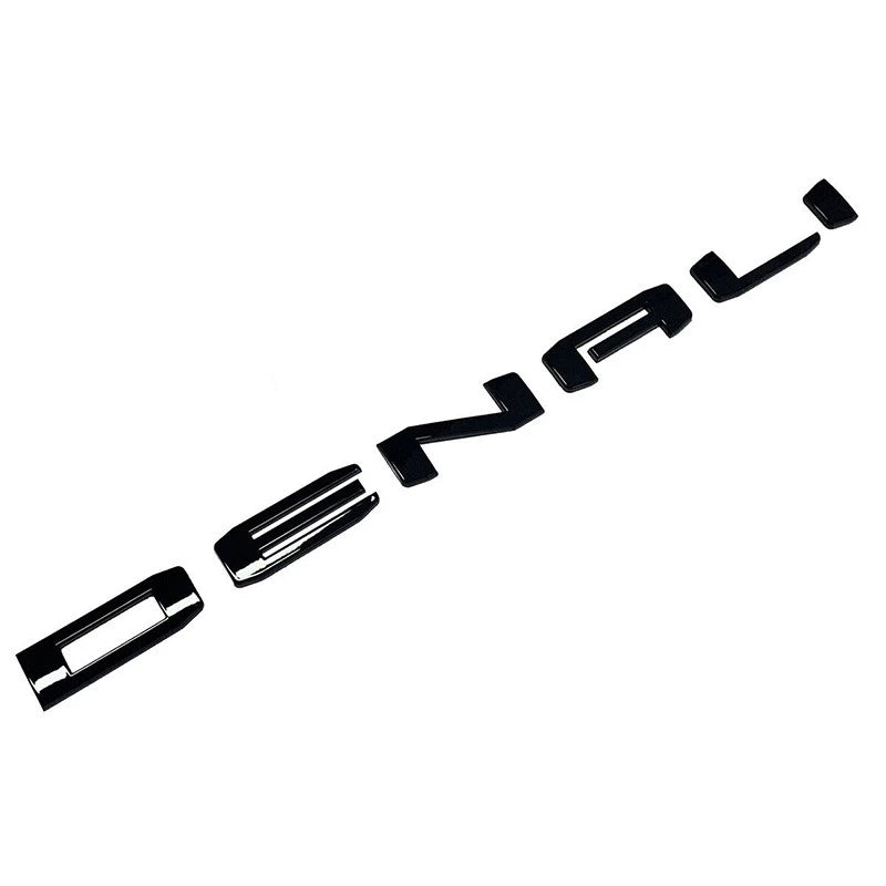 Replacement Kit for 2019-2024 GMC Yukon Denali Grille Tailgate Emblems Black 4pack / 6pack