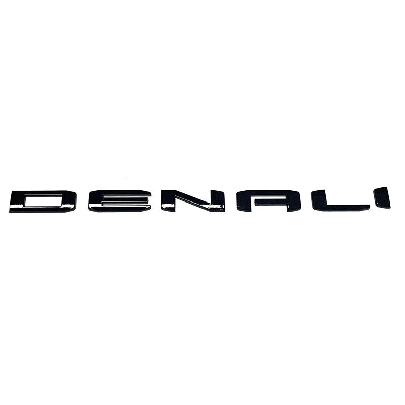 Replacement Kit for 2019-2024 GMC Yukon Denali Grille Tailgate Emblems Black 4pack / 6pack