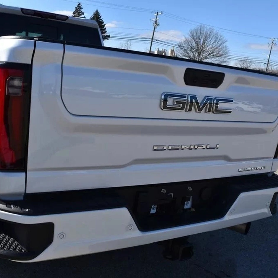Emblem Kit for 2019+ GMC Sierra 1500 Denali Grille Rear Replacement (Chrome / Gloss Black) 4pack / 6pack