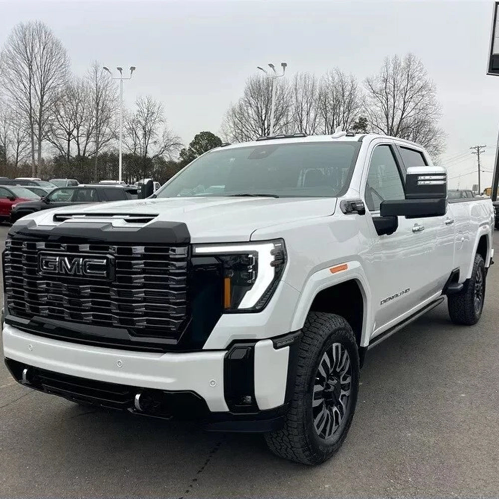 Emblem Kit for 2019+ GMC Sierra 1500 Denali Grille Rear Replacement (Chrome / Gloss Black) 4pack / 6pack