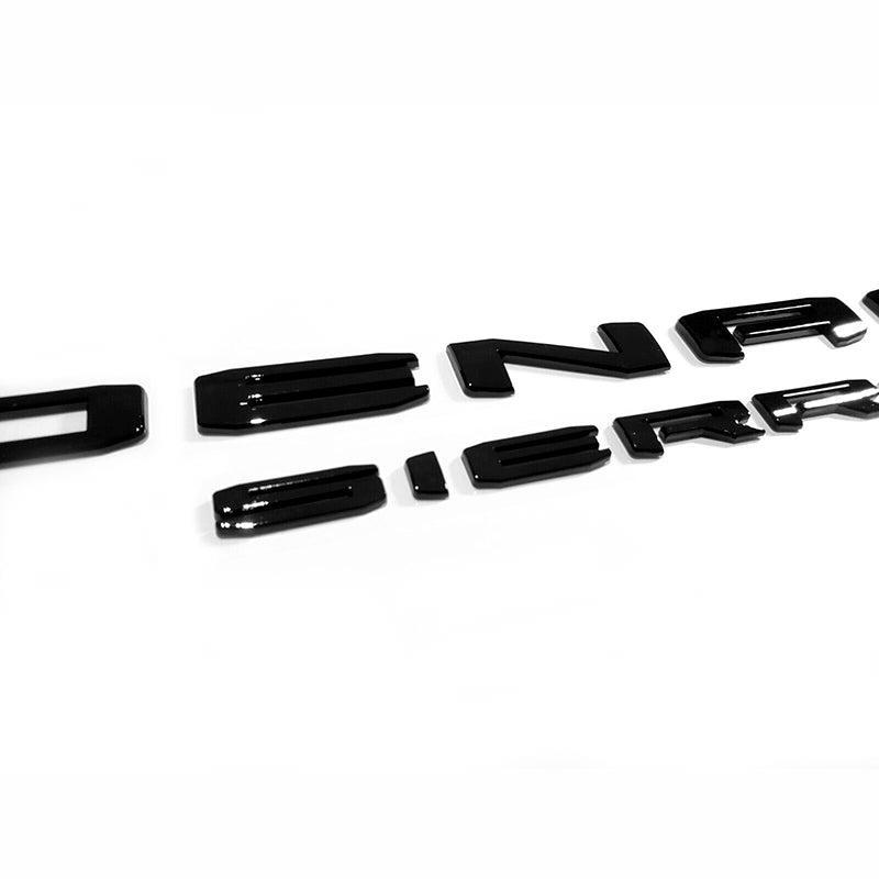 Emblems for 2019-2025 GMC Sierra 2500HD 3500HD 3D Badges Replacement Black (4pack / 6pack)