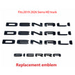 Emblem Kit for 2019-2026 GMC Sierra 2500HD 3500HD 3D Badge Replacement 4pack/6pack