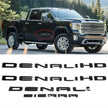 Emblems Letters Badges 3D NAMEPLATE Replacement for 2019-2025 GMC Sierra 2500HD 3500HD 2500 HD 86790675 86532074 Blackout (4pack / 6pack)