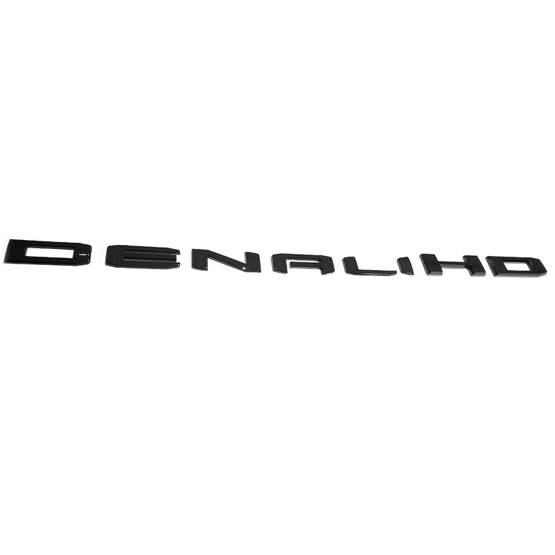 Emblems Letters Badges 3D NAMEPLATE Replacement for 2019-2025 GMC Sierra 2500HD 3500HD 2500 HD 86790675 86532074 Blackout (4pack / 6pack)