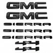 Emblem Kit for 2019+ GMC Sierra Grille & Tailgate with SIERRA & 4x4 Badges