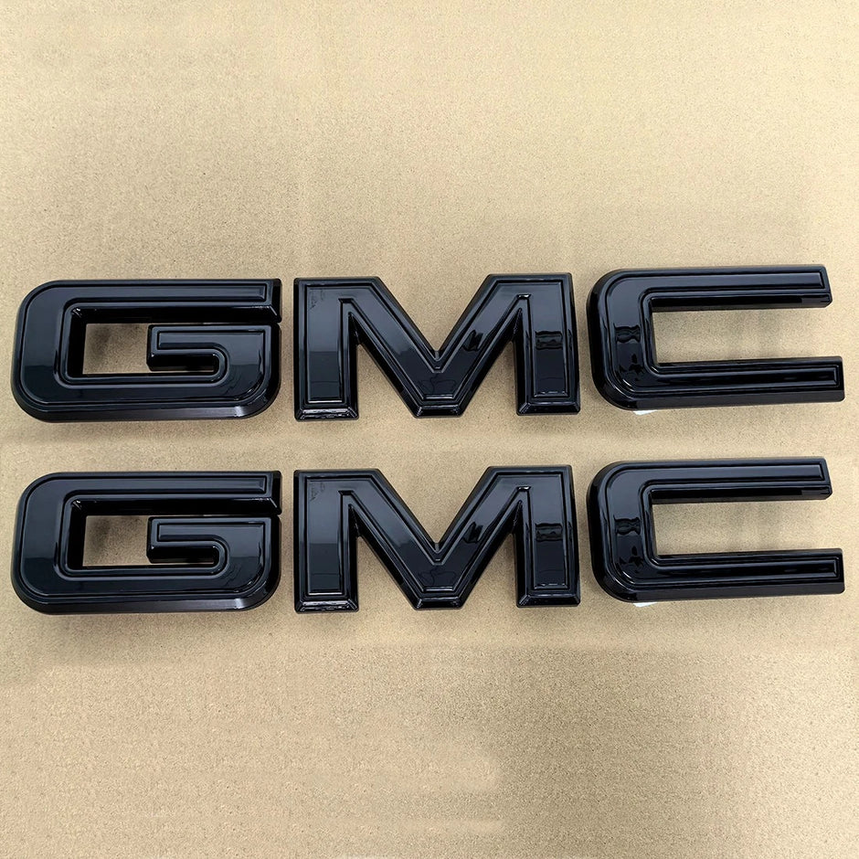 Emblem Kit for 2019+ GMC Sierra Grille & Tailgate with SIERRA & 4x4 Badges
