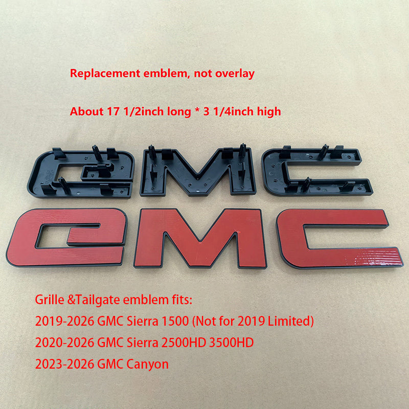 Grille & Tailgate GMC Emblem Replacement for 2023–2026 GMC Canyon
