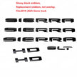Grille Tailgate Door Rear With SLT Badges for 19-25 Sierra 2500HD 3500HD (4pack / 6pack)