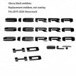 Kit 2019-2026 GMC Grille Tailgate & Sierra HD Lettering Emblem With SLT