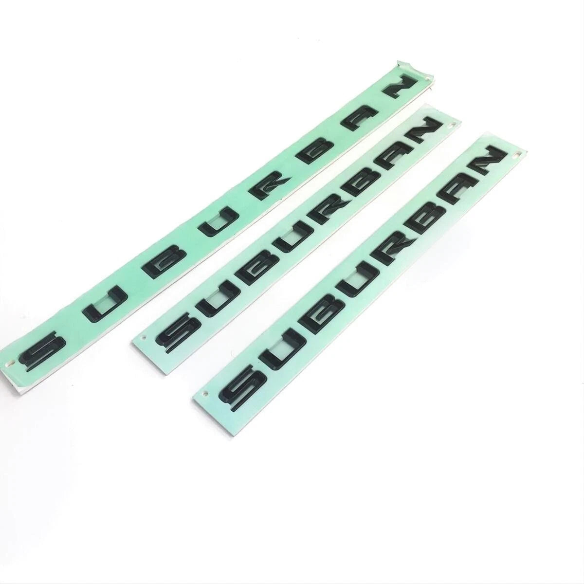 Emblem Kit for 2021+ Chevrolet Suburban Grille & Tailgate Bowtie Gloss Black (3pack / 5pack)