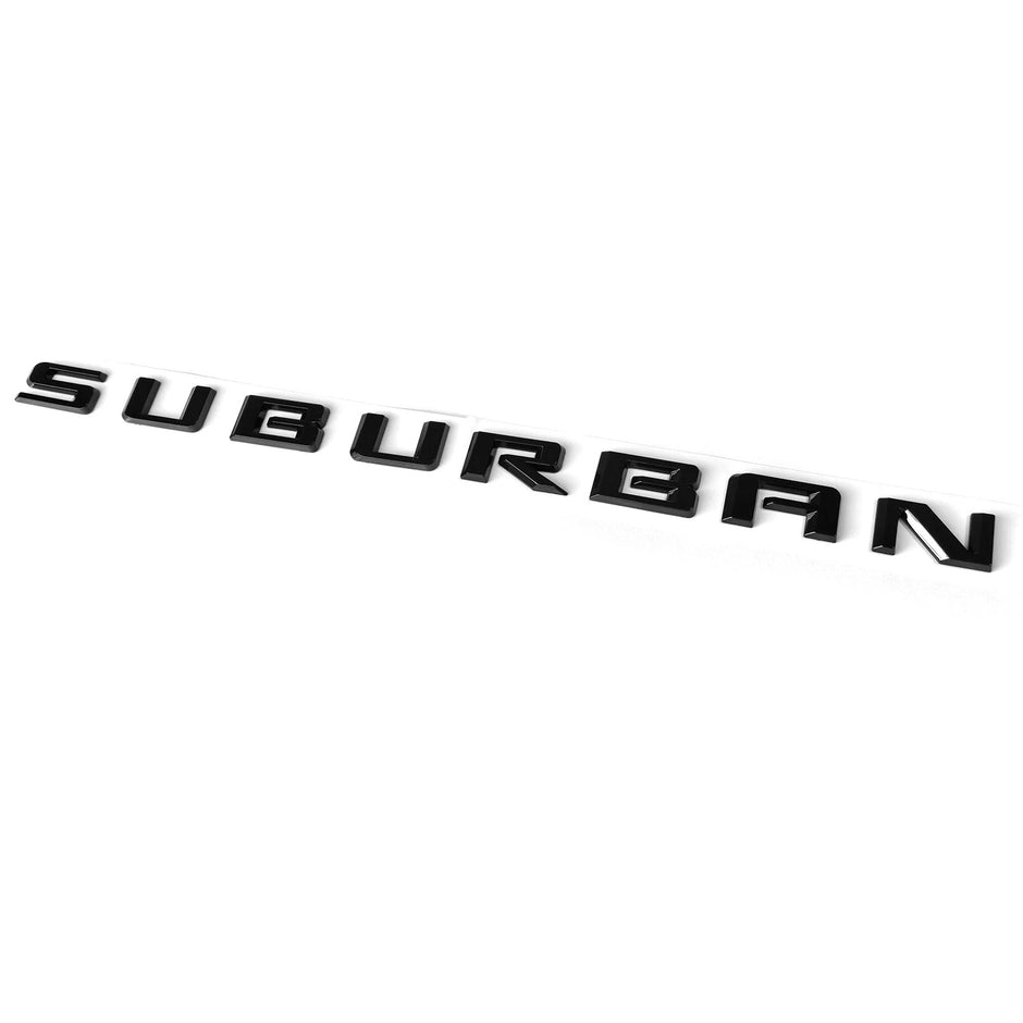 Badge Kit for 2021+ Chevrolet Suburban RST 3D Grille Tailgate Bowtie Gloss Black (4pack / 6pack)