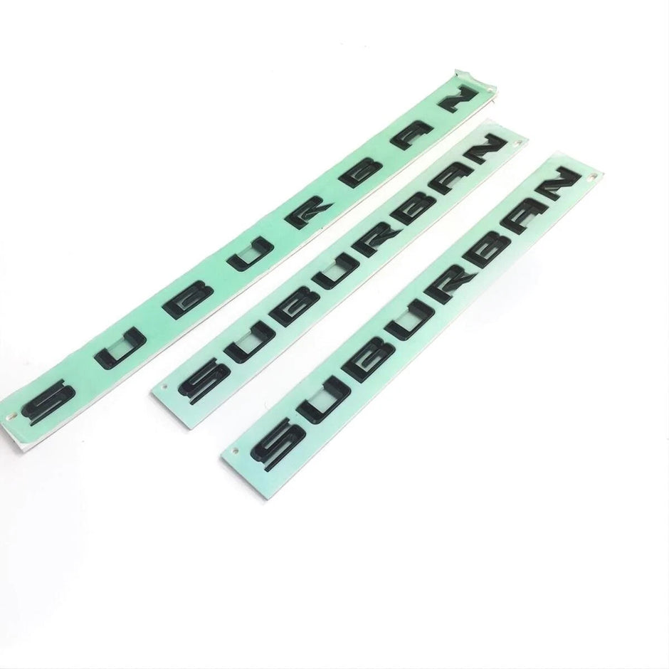 Badge Kit for 2021+ Chevrolet Suburban RST 3D Grille Tailgate Bowtie Gloss Black (4pack / 6pack)