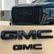Emblem Kit for 2021+ GMC Yukon (XL) AT4 Front Grille & Tailgate Badges (Chrome / Gloss Black) 6-pack