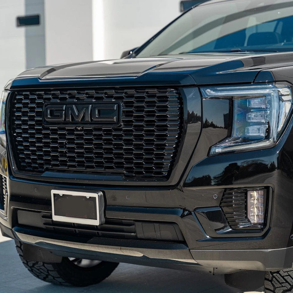 Emblem Kit for 2019+ GMC Sierra AT4 1500 Grille Badge Gloss Black 6-pack