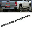 Emblem Kit for 2019+ GMC Sierra AT4 1500 Grille Badge Gloss Black 6-pack