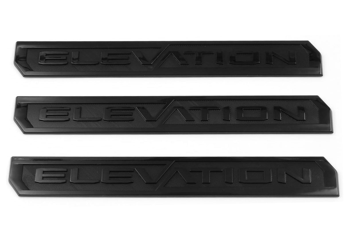 Elevation Emblem Set for 2023–2026 GMC Sierra 1500 Exterior Badge Kit