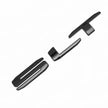 Door Tailgate Emblems 3D Letter Badge Replacement for 19-25 GMC Yukon Denali SLT 84831809 Gloss Black Set of 4pack