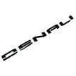 Custom Three Denali plus Tailgate Yukon 3D Letter Badge Replacement for 19-25 GMC Yukon Denali 84828685 Gloss Black Set of 4pack