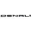 Custom Three Denali plus Tailgate Yukon 3D Letter Badge Replacement for 19-25 GMC Yukon Denali 84828685 Gloss Black Set of 4pack