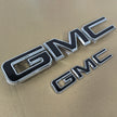 NEW Front & Rear Emblem Replacement for 2021-2024 GMC Yukon Yukon XL (Chrome / Matte / Gloss Black) 2-pack