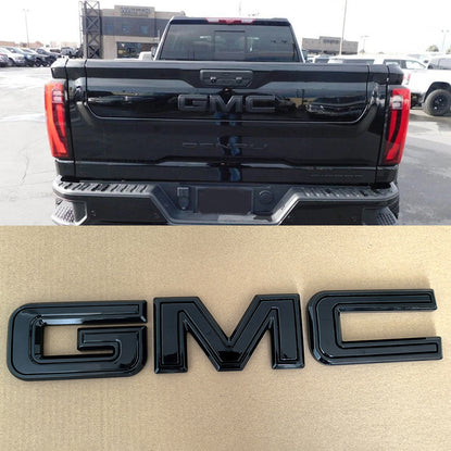 Rear Tailgate GMC Emblem for 2021–2025 Canyon Badge Replacement (Chrome / Matte / Gloss Black) 1-pack