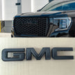 Front Grille Emblem Nameplate Replacement for 2021-2025 GMC Yukon (Chrome / Matte / Gloss Black) 1-pack