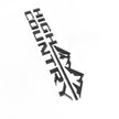 Emblem Kit for 2022+ Chevy Silverado 1500 High Country Grille Bowtie (Chrome / Gloss Black) 4pack / 5pack