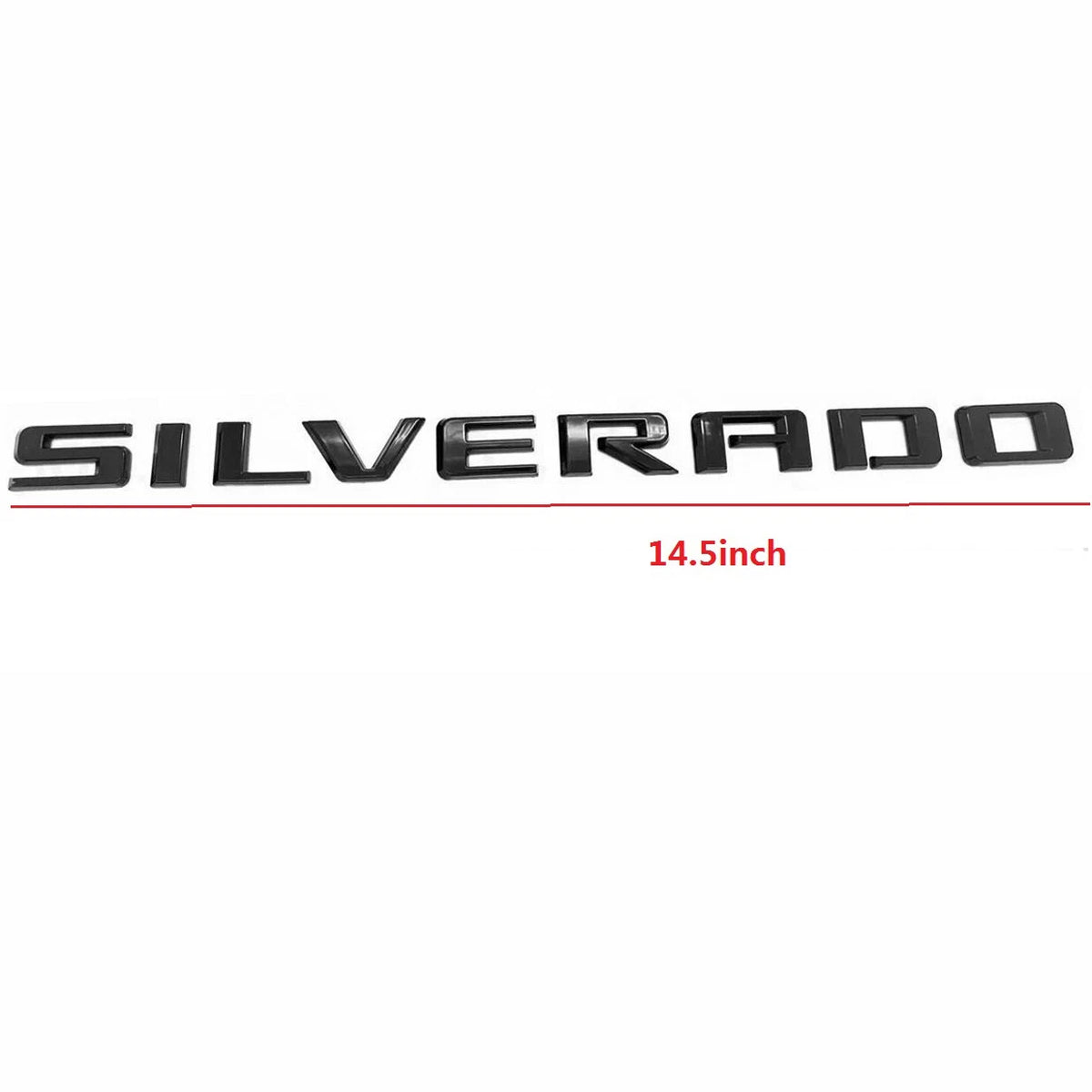 Grille Chevy Bowtie Badge Kit for 2023+ Silverado 1500 LTZ Replacement (Chrome / Gloss Black) 5pack