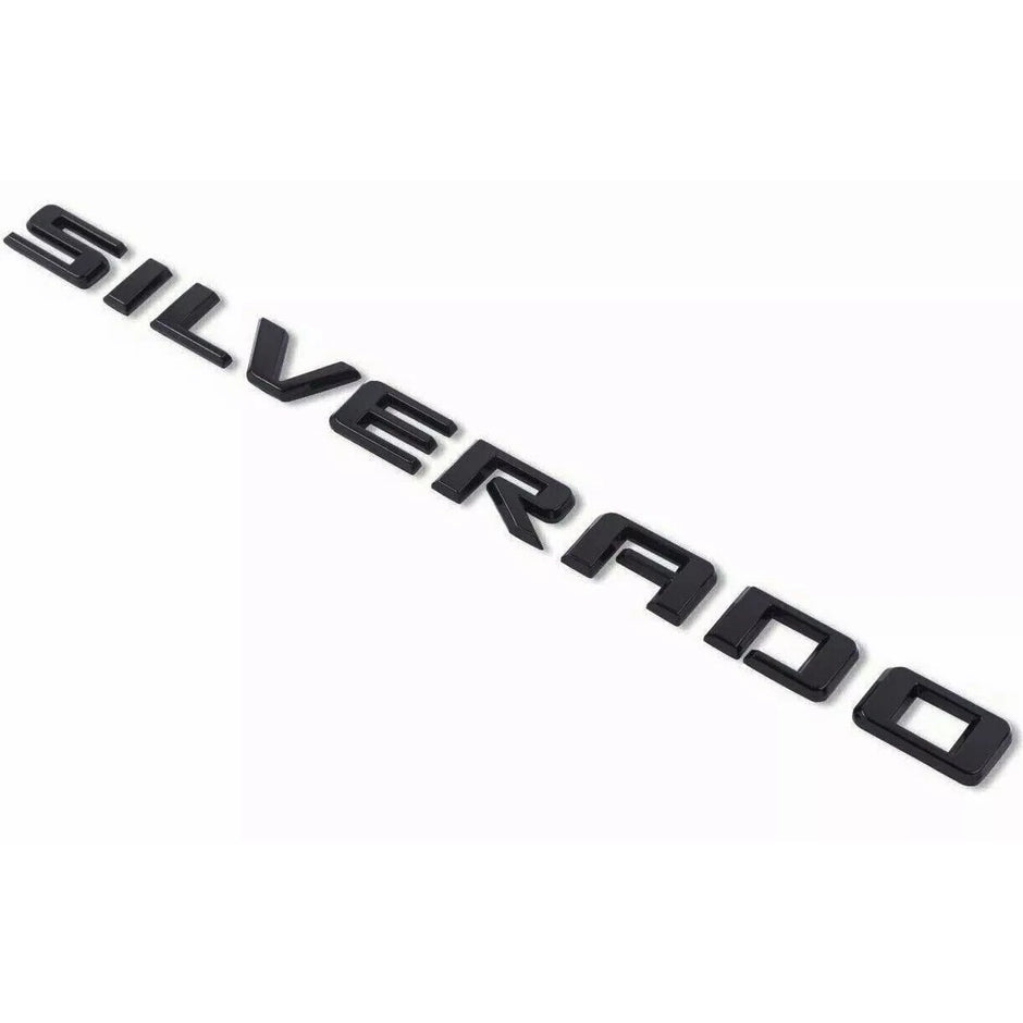 Replacement Kit for 2022+ Chevy Silverado 1500 LTZ Grille Bowtie Emblem (Chrome / Gloss Black) 5pack