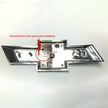 Grille Bowtie LTZ 3D Emblem Replacement for 2022-2025 Silverado 1500 (Chrome / Gloss Black) 5pack