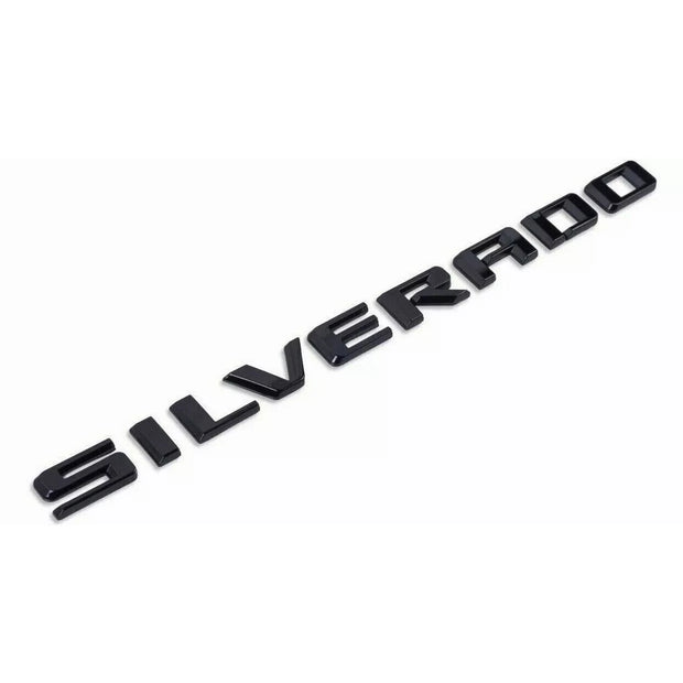 Emblem Kit for 2020+ Chevrolet Silverado 2500HD Z71 LTZ Grille Bowtie Gloss Black 7-pack