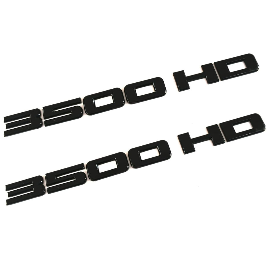 Grille Bowtie Badge Kit for 2020+ Chevrolet Silverado 3500HD Z71 LTZ Gloss Black 7-pack