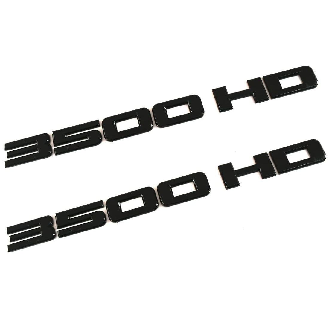 Grille Bowtie Badge Kit for 2020+ Chevrolet Silverado 3500HD Z71 LTZ Gloss Black 7-pack