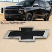 Grille Badge Bowtie Emblem for 2021-2026 Tahoe Suburban Colorado (Chrome / Gloss Black) 1-pack