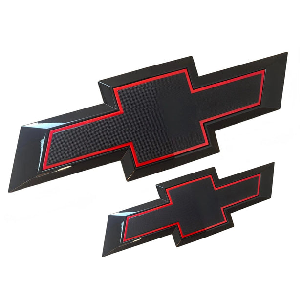 Grille and Tailgate Bowtie Emblems for 2021-2026 Tahoe Suburban Badge Kit