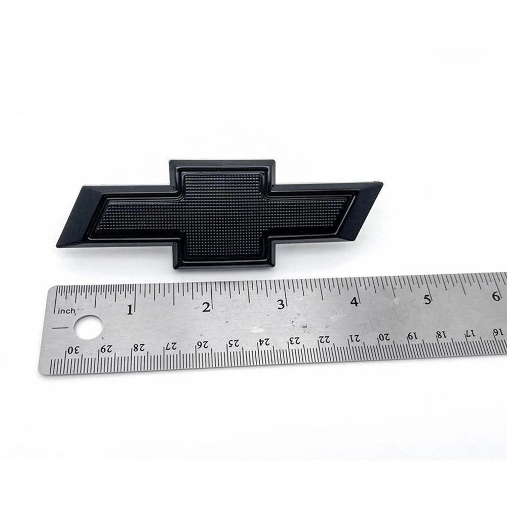 Mini / Small Lower Grille Bowtie Emblem for 2020+ Chevy Silverado 1500 Chrome / Gloss Black
