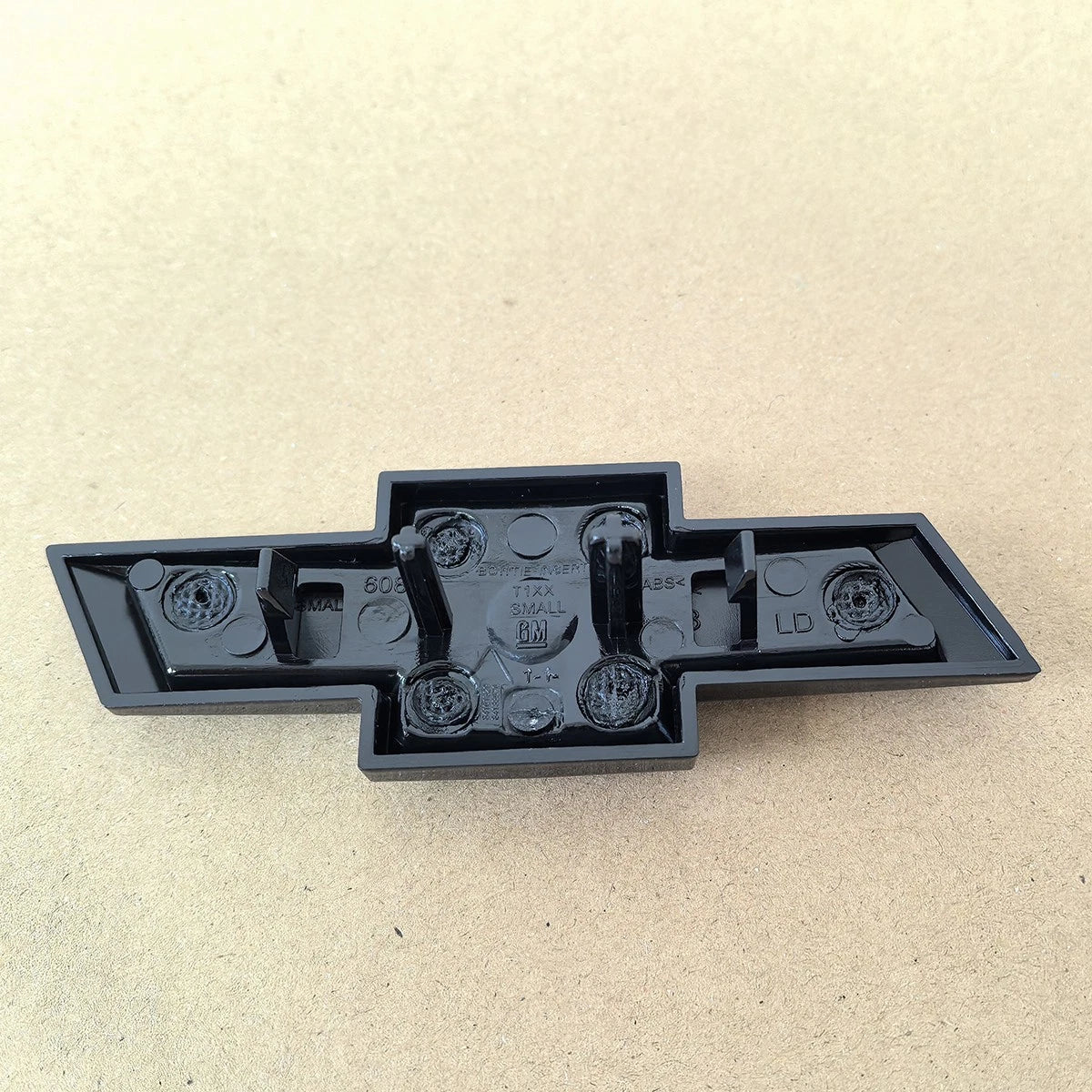 Mini / Small Lower Grille Bowtie Emblem for 2020+ Chevy Silverado 1500 Chrome / Gloss Black