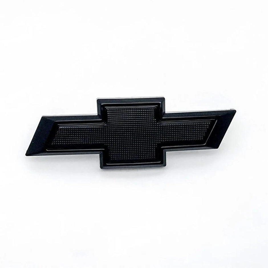 2020-2025 Grille Bowtie Emblem Replacement for Chevrolet Silverado 1500 (Chrome / Gloss Black) 1-pack