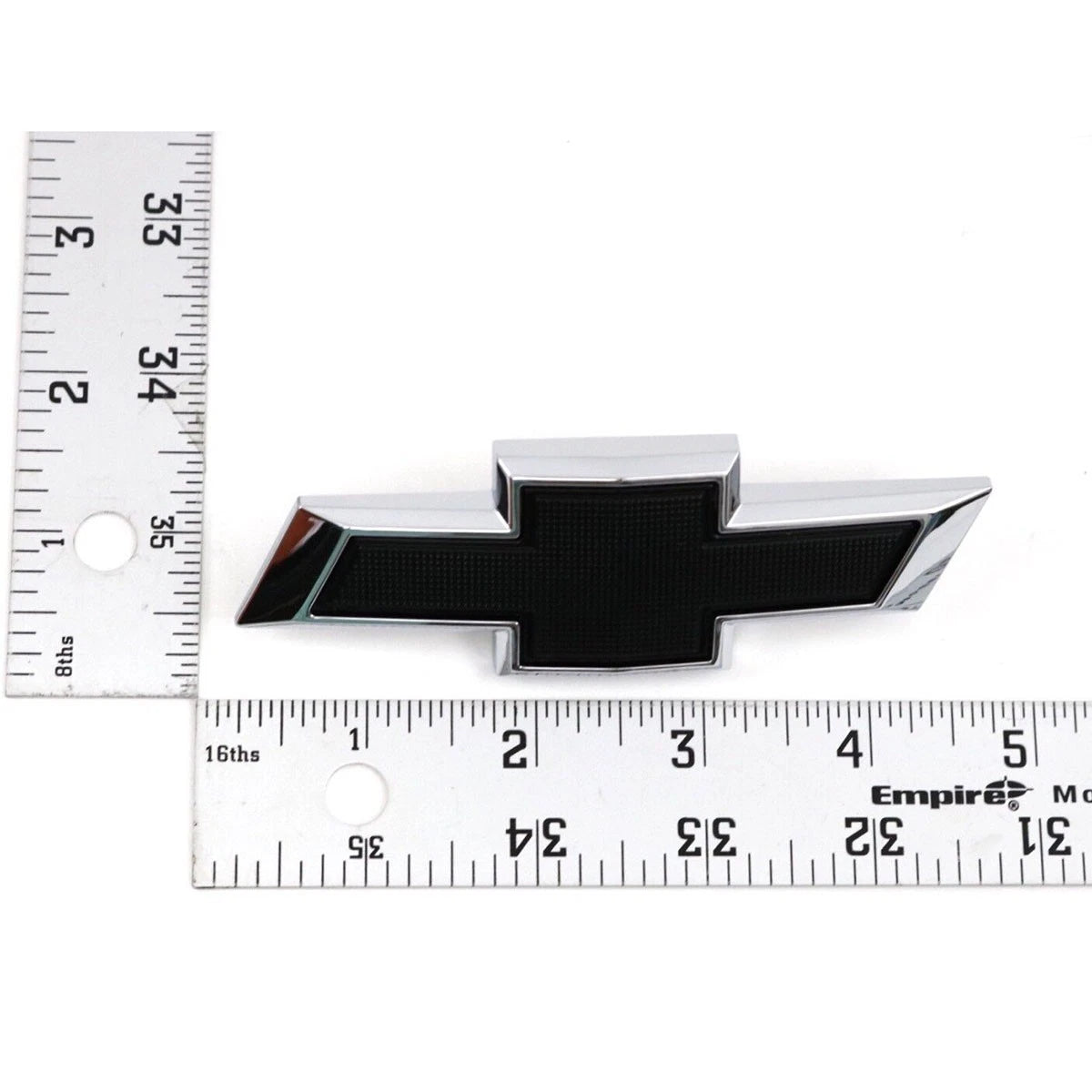 Mini / Small Lower Grille Bowtie Emblem for 2020+ Chevy Silverado 1500 Chrome / Gloss Black