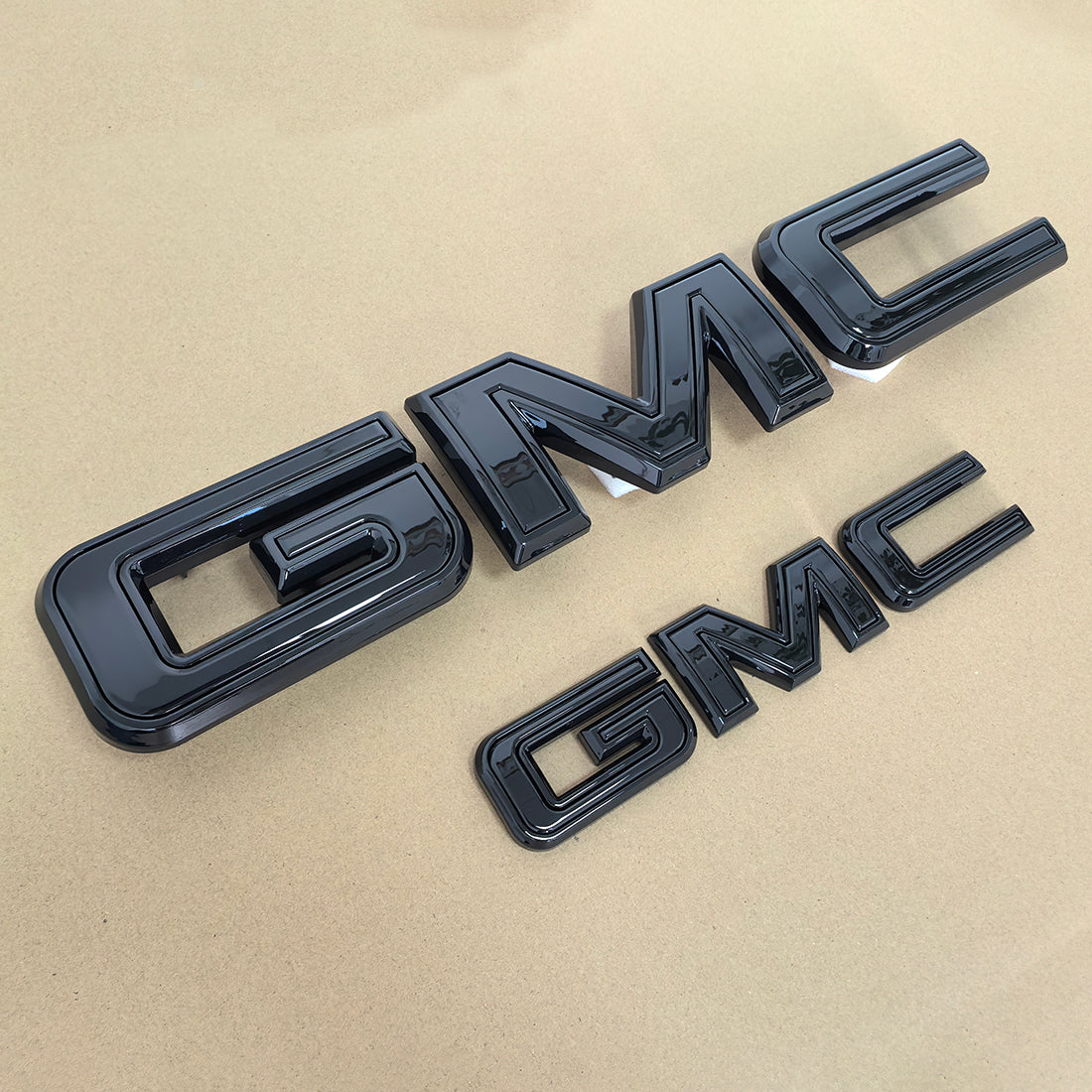NEW Front & Rear Emblem Replacement for 2021-2024 GMC Yukon Yukon XL (Chrome / Matte / Gloss Black) 2-pack
