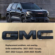 Grille Emblem for GMC 2021-2026 Terrain Acadia 2021-2022 Canyon (Chrome / Gloss Black) 1-pack