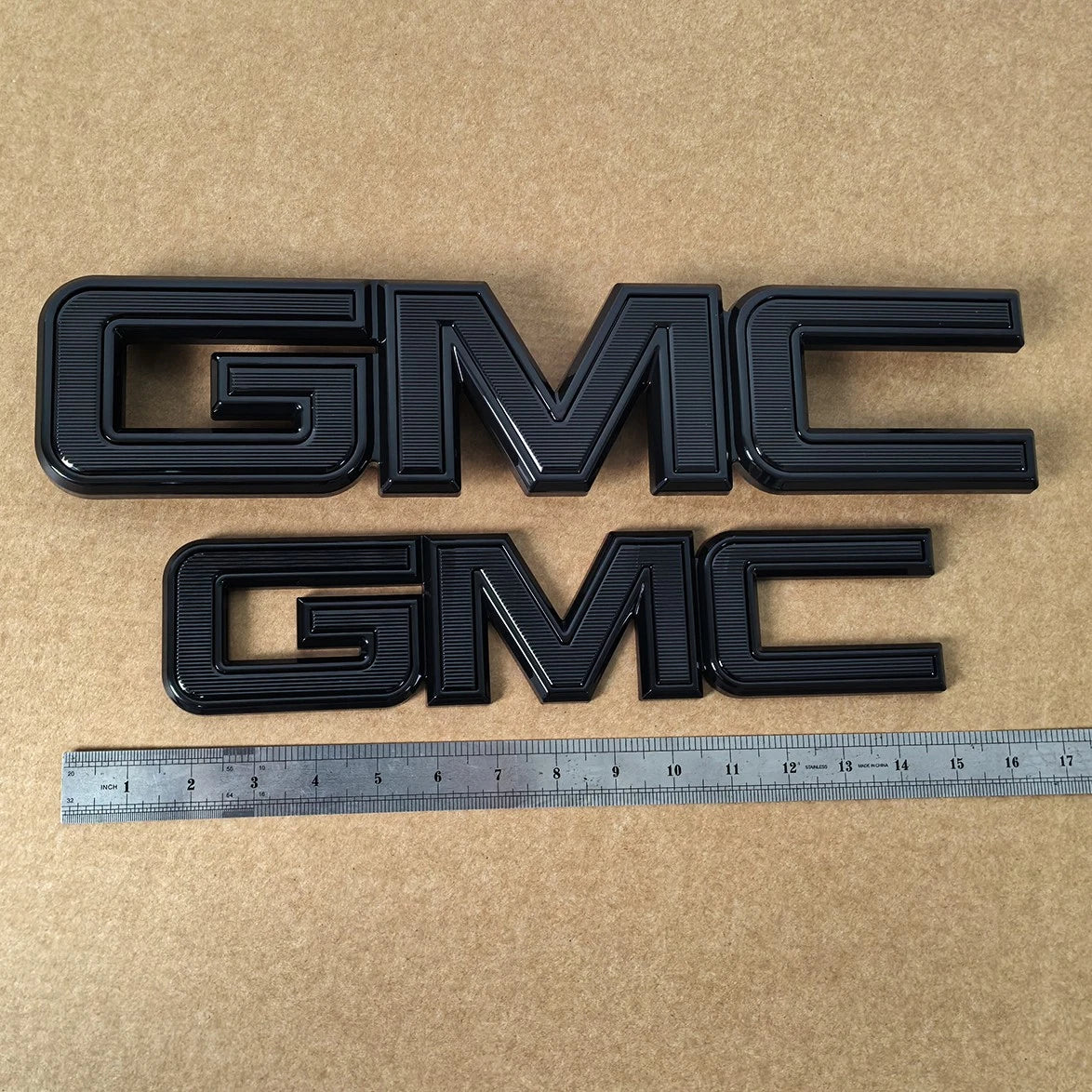 Front & Rear Emblem Set for 2014-2018 GMC Sierra 1500 2015‑2019 2500HD