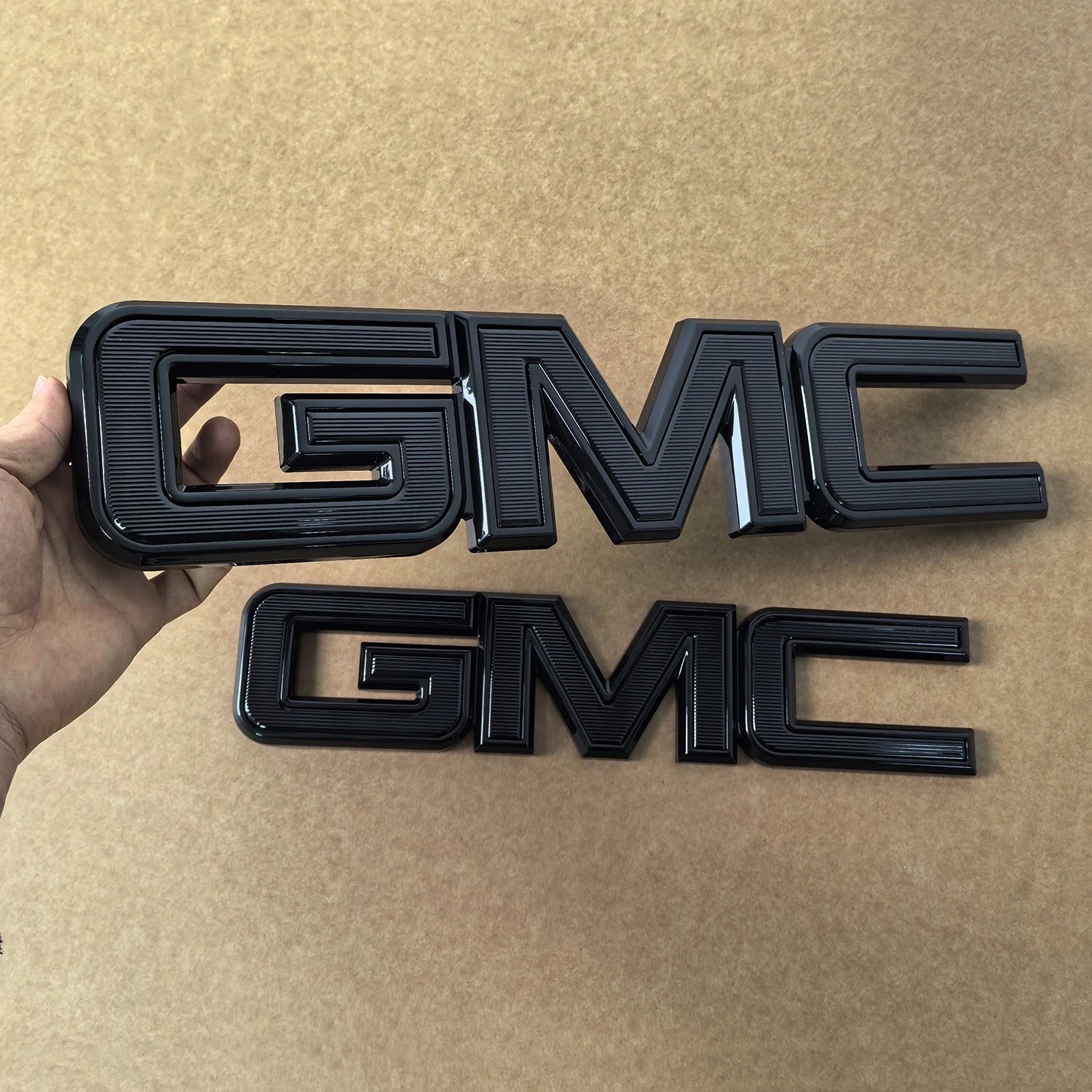 Front & Rear Emblem Set for 2014-2018 GMC Sierra 1500 2015‑2019 2500HD