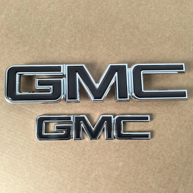 Front & Rear Emblem Set for 2015–20 GMC Yukon (XL) Canyon 2017–19 Acadia