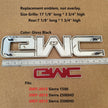 Grille & Tailgate Emblem Set for 2007–2013 GMC Sierra 1500 2500HD 3500HD