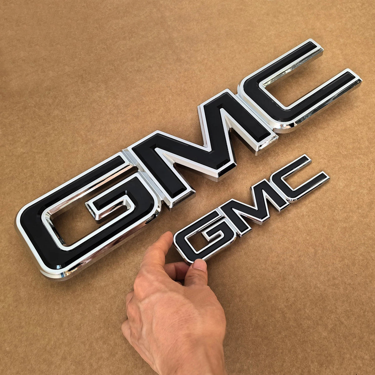 Grille & Tailgate Emblem Set for 2007–2013 GMC Sierra 1500 2500HD 3500HD
